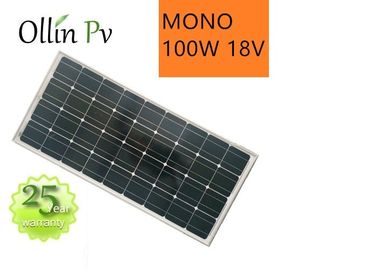แผงพลังงานแสงอาทิตย์ขนาด 50w 100w 150w 12V / แผงเซลล์แสงอาทิตย์แบบ Monocrystalline Heater