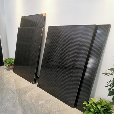 ซื้อ ALL Black Mono Solar Panel 550w 555w,560w Solar Panels สีดำล้วนพร้อมกรอบสีดำ, แผ่นหลัง online manufacture