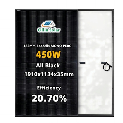 ซื้อ 445W 450W 455W 460W แผงเซลล์แสงอาทิตย์แบบโมโนแผงเซลล์แสงอาทิตย์แบบครึ่งเซลล์สำหรับบ้าน online manufacture