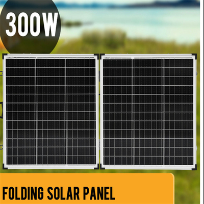 250W 300W 400w แผงเซลล์แสงอาทิตย์แบบพับได้ชุดแคมป์ปิ้ง