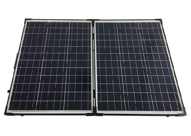 Polycrystalline ซิลิคอนแผงเซลล์แสงอาทิตย์แบบพับ 160W พร้อมกระเป๋าใส่เบาะแบบหนา