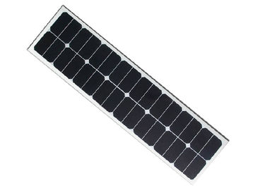 สีดำ Monocrystalline โมดูลพลังงานแสงอาทิตย์ 20 วัตต์ที่เชื่อถือได้และยาวนาน