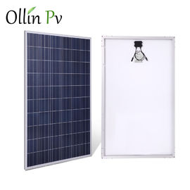 แผงพลังงานแสงอาทิตย์ Polycrystalline 250 วัตต์พร้อมกรอบพลาสติกสีน้ำเงินเข้ม
